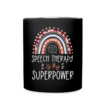Assistant orthophoniste - Mug uni - noir - Devant