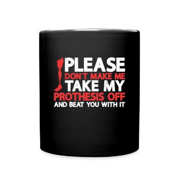 Amputation - Full Colour Mug - black - Front