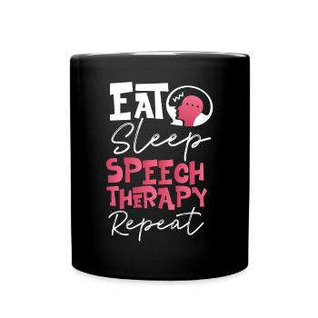 Assistant orthophoniste - Mug uni - noir - Devant