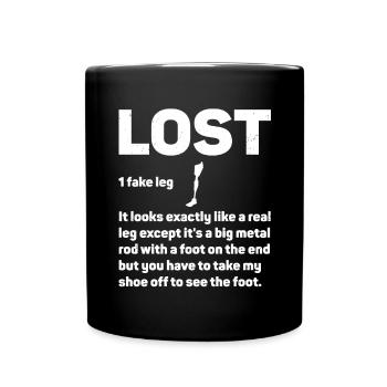 Amputation - Full Colour Mug - black - Front