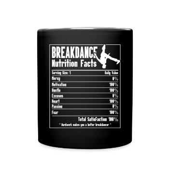 Break Dancing - Full Colour Mug - black - Front
