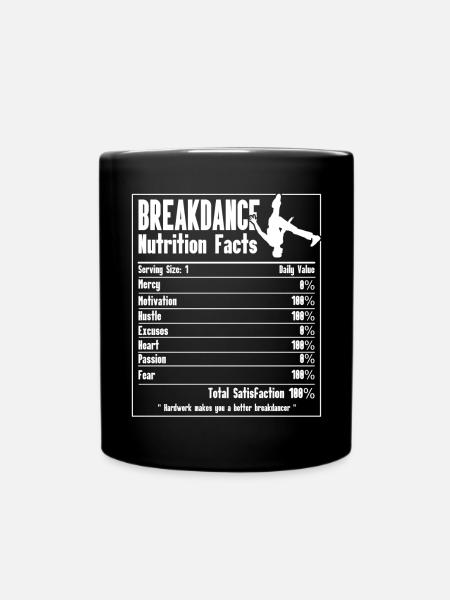 Break Dance - Tasse einfarbig - Schwarz