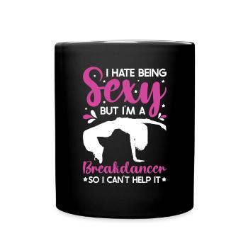 Break Dancing - Full Colour Mug - black - Front