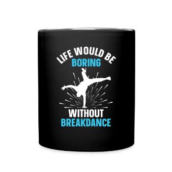 Break Dancing - Full Colour Mug - black - Front