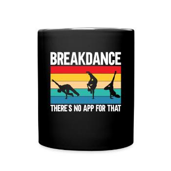 Break Dancing - Full Colour Mug - black - Front