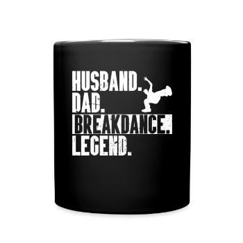 Break Dancing - Full Colour Mug - black - Front