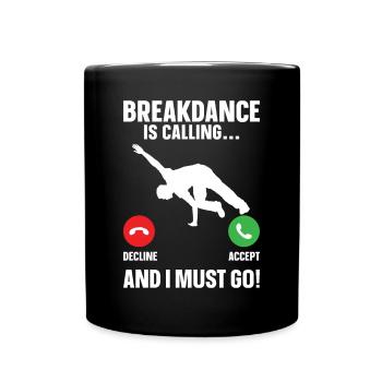 Break Dancing - Full Colour Mug - black - Front