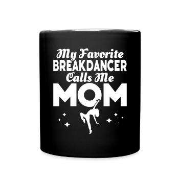 Break Dancing - Full Colour Mug - black - Front