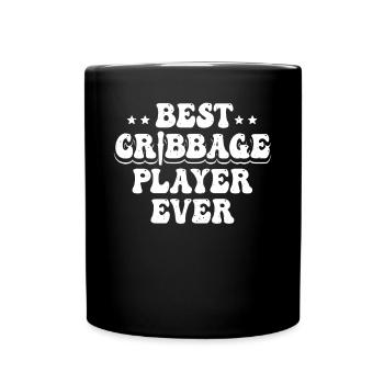 Meilleur joueur de cribbage Cadeau de maillot - Mug uni - noir - Devant