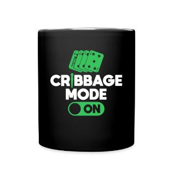 Cribbage Mode On Shirt Cadeau - Mug uni - noir - Devant