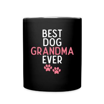 Dog Owner Gift Dog Lover - Full Colour Mug - black - Front