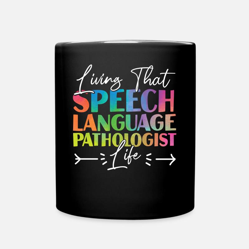 Speech Therapist Therapy Assistant - Tasse einfarbig - Schwarz