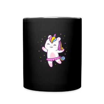 Ballett Ballerina Ballet-Tänzerin Tanzen Geschenk - Tasse einfarbig - Schwarz - Vorne