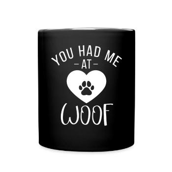 Dog Owner Gift Dog Lover - Full Colour Mug - black - Front