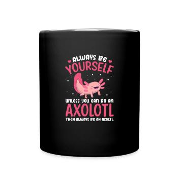 Axolotl - Mug uni - noir - Devant