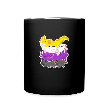 Axolotl - Mug uni - noir - Devant