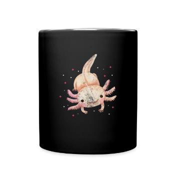 Axolotl Cadeau d’eau pour animaux aquatiques - Mug uni - noir - Devant