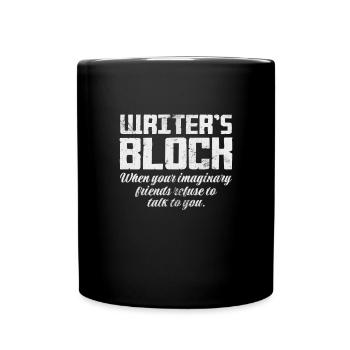 Author Authors Writer Book Gift - Full Colour Mug - black - Front