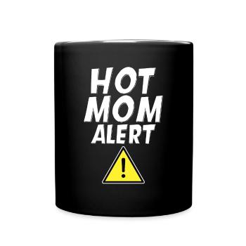 Hot Mom Alert 4 - Full Colour Mug - black - Front