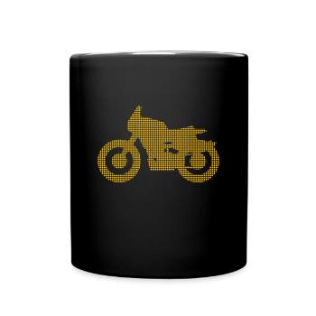 Motorcycle - Full Colour Mug - black - Front
