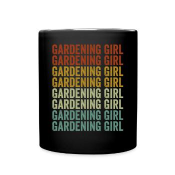 Jardinage Filles jardinage Filles - Mug uni - noir - Devant