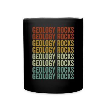 Geology Rocks Rock collector Geologist Rock - Full Colour Mug - black - Front