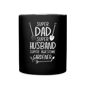 Garten Motiv Gärtner & Gärtnerin Spruch - Tasse einfarbig - Schwarz - Vorne