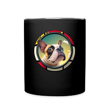 Chiens Français Bulldog Amateurs de chiens - Mug uni - noir - Devant