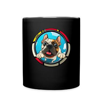 Chiens Français Bulldog Amateurs de chiens - Mug uni - noir - Devant