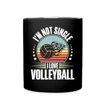 Volleyball - Full Colour Mug - black - Front