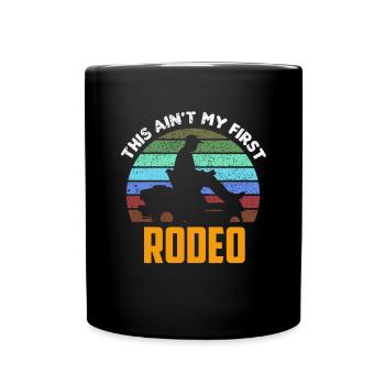 La tonte de pelouse Cowboy n’est pas mon premier rodéo Pelouse drôle - Mug uni - noir - Devant