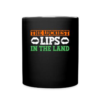 Irland Irisch Lustig Spruch St Patricks Day - Tasse einfarbig - Schwarz - Vorne