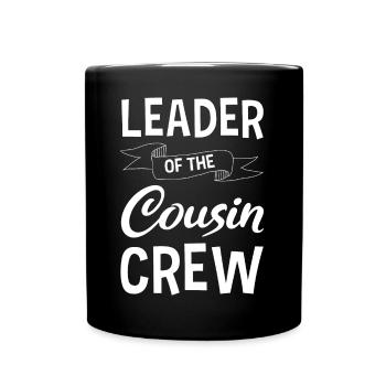Leader of the Cousin Crew | Family Celebration - Full Colour Mug - black - Front