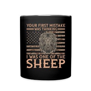 Sarcastic quote that spoke and people - Full Colour Mug - black - Front
