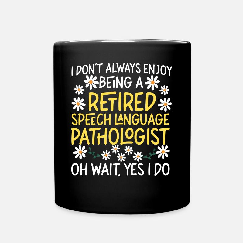 Speech Therapist Therapy Assistant - Tasse einfarbig - Schwarz