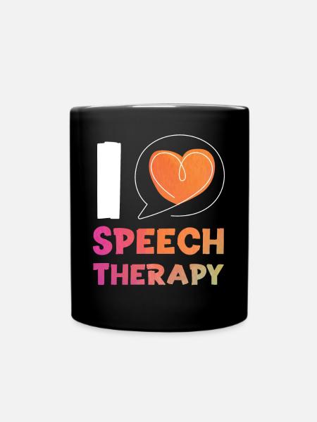 Speech Therapist Therapy Assistant - Tasse einfarbig - Schwarz