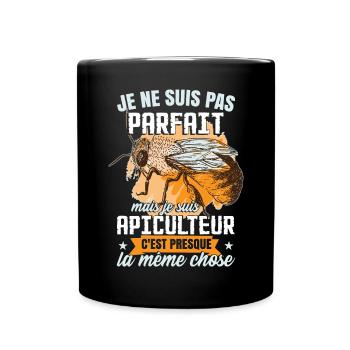 Apiculteur Abeilles Apiculture - Mug uni - noir - Devant