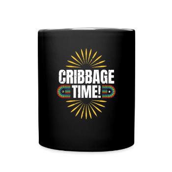 Cribbage Time Vintage Rétro - Mug uni - noir - Devant