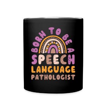 Speech Therapist Therapy Assistant - Tasse einfarbig - Schwarz - Vorne