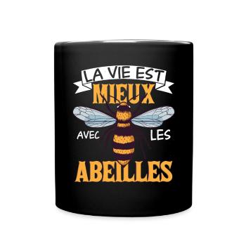 Apiculture Apicultrice Apiculteur - Mug uni - noir - Devant