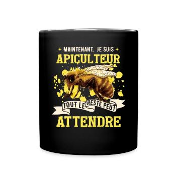 Je Suis Apiculteur - Mug uni - noir - Devant
