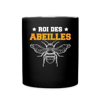 Roi Des Abeilles - Mug uni - noir - Devant
