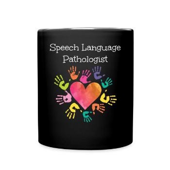 Speech Therapist Therapy Assistant - Tasse einfarbig - Schwarz - Vorne