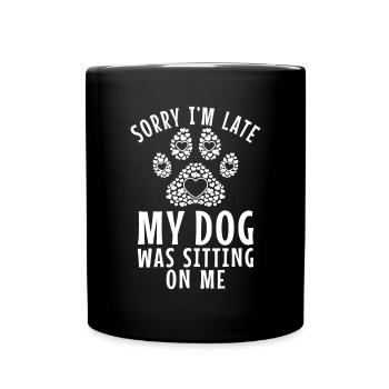 Dog Owner Gift Dog Lover - Full Colour Mug - black - Front
