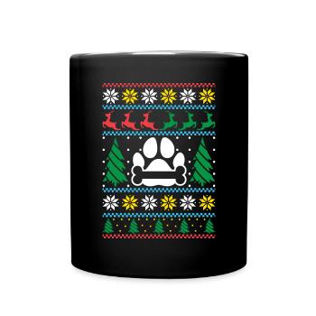 Dog Owner Gift Dog Lover - Full Colour Mug - black - Front