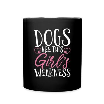 Dog Owner Gift Dog Lover - Full Colour Mug - black - Front