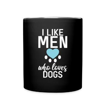 Dog Owner Gift Dog Lover - Full Colour Mug - black - Front