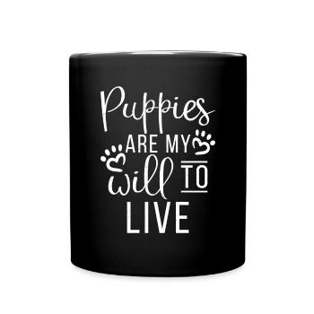 Dog Owner Gift Dog Lover - Full Colour Mug - black - Front