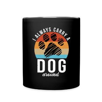 Dog Owner Gift Dog Lover - Full Colour Mug - black - Front