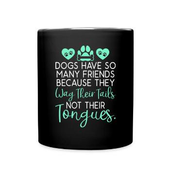 Dog Owner Gift Dog Lover - Full Colour Mug - black - Front